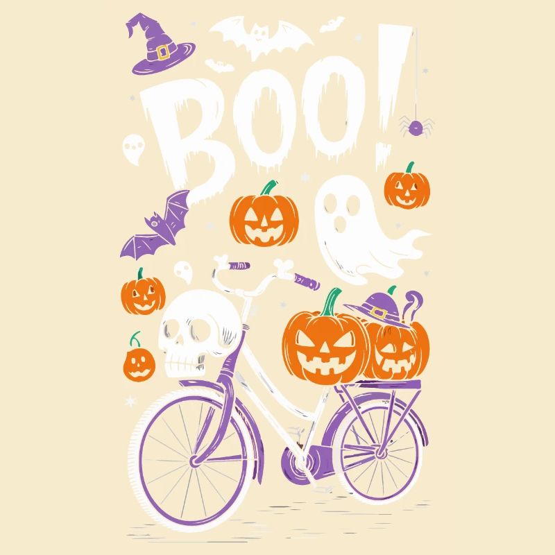 Spooky Halloween Bicycle Theme
