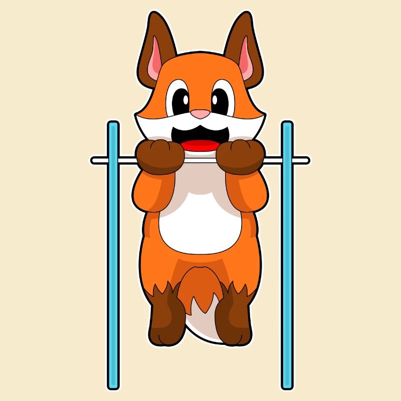 Fox Bodybuilder Tractions Musculation