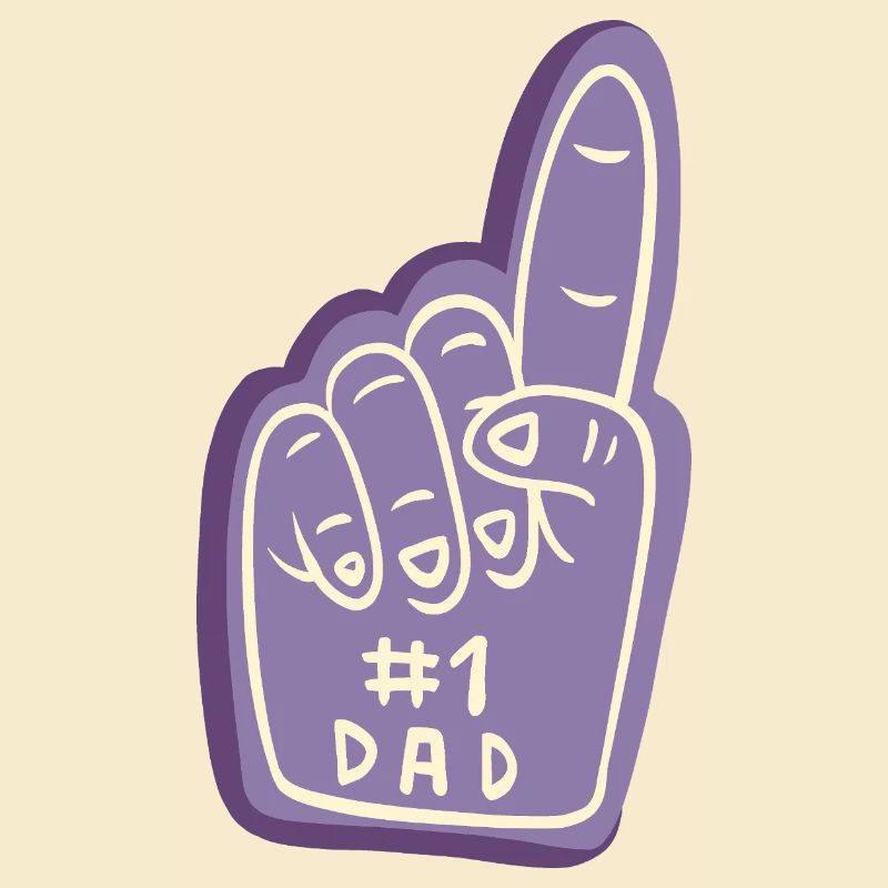 #1 Dad based on design