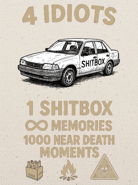 4 idiots 1car