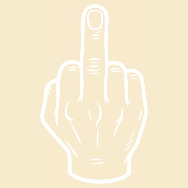 Mittelfinger Symbol