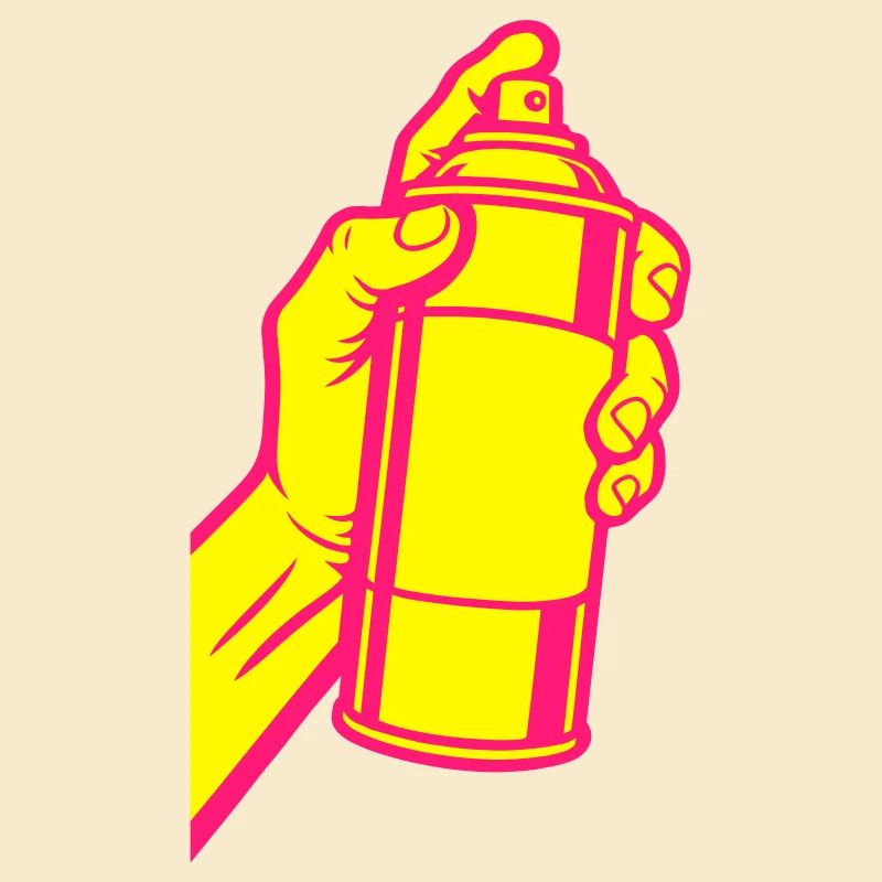 Graffiti Spraydose Pop-Art