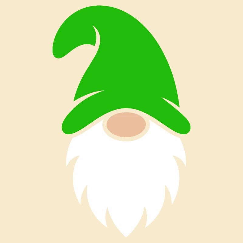 Hellgrüner Hut Weihnachtszwerg