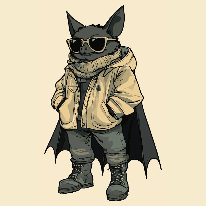 Fledermaus Cool Winter