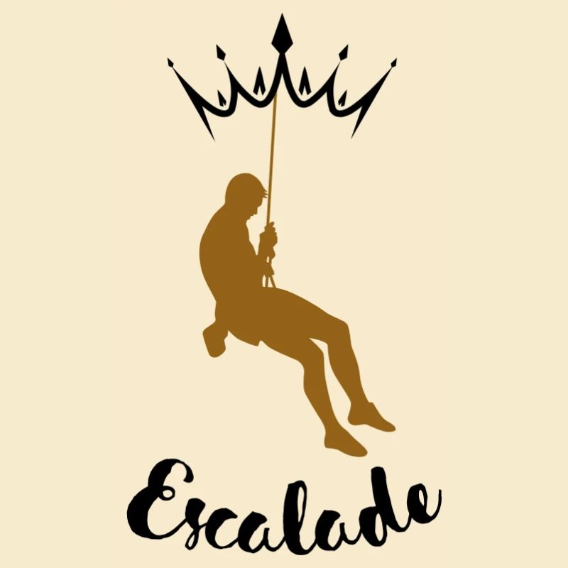 Schwebender Kletterer