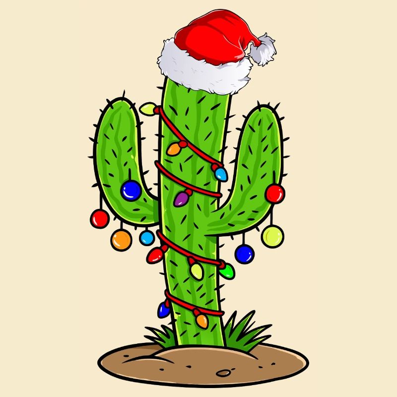 Kaktus-Weihnachtslichter