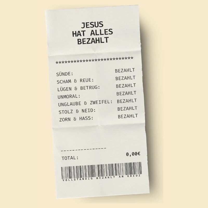 Jesus hat alles bezahlt 