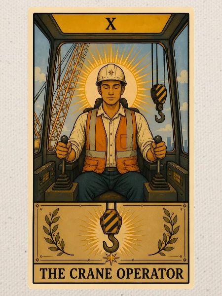 Kranführer | Baustelle Kran Tarot