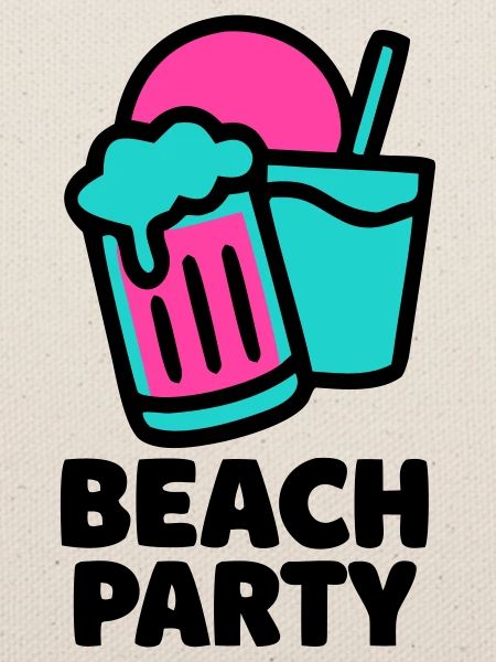 Beach Party Bierkruege Logo