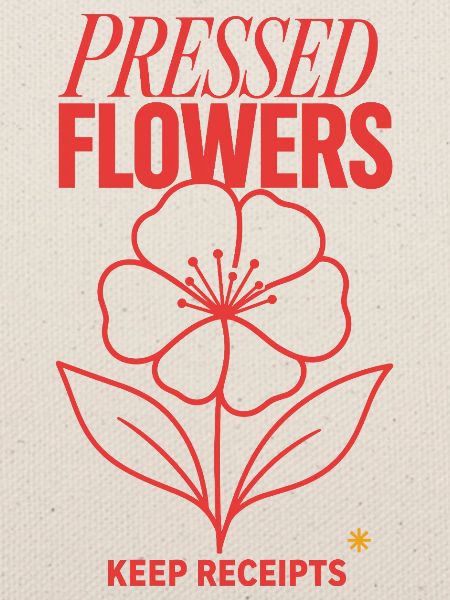 Blumen pressen – Pressed Flowers Keep Receipts