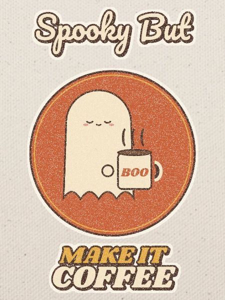 Gruselig, aber mach es Kaffee-Geist