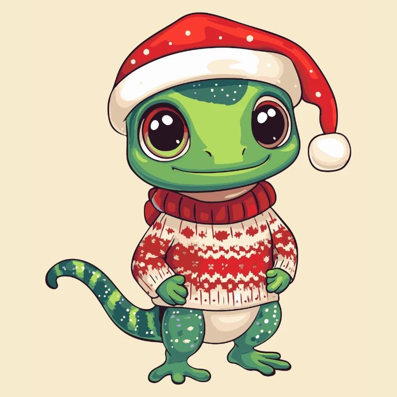 Echse Weihnachten Comic