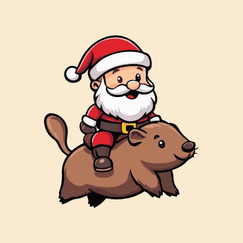 Biber Weihnachtsmann