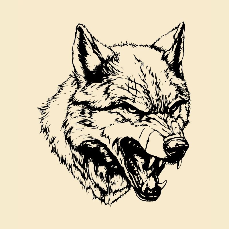 Wolf Porträt