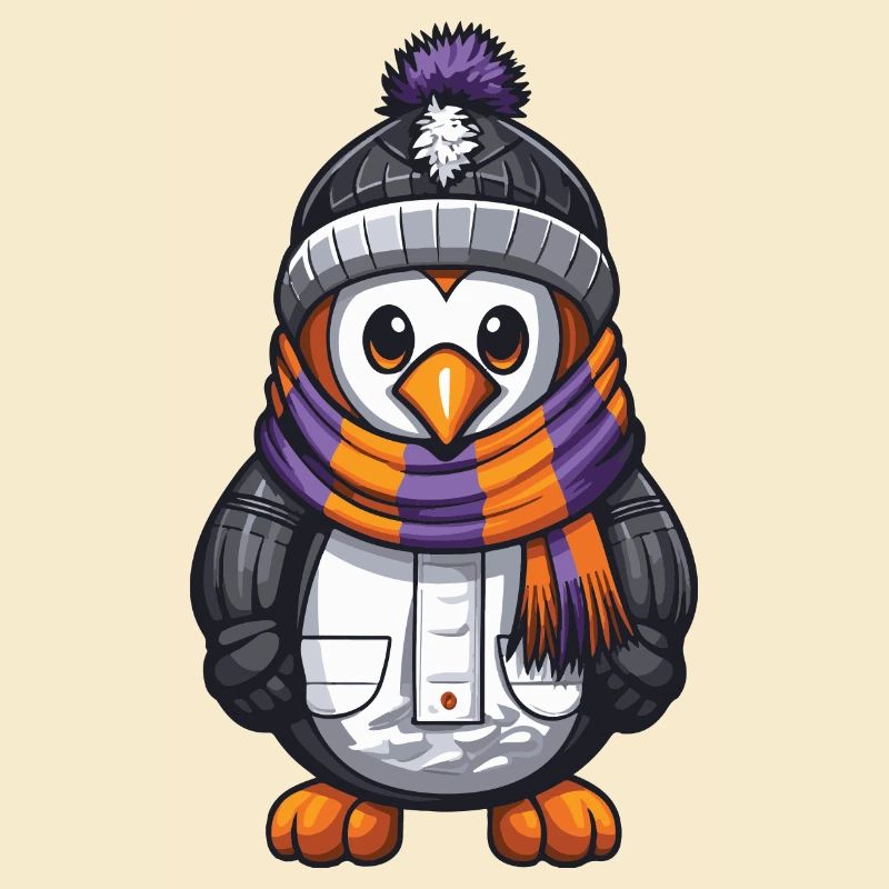 Pingouin Comic Hiver