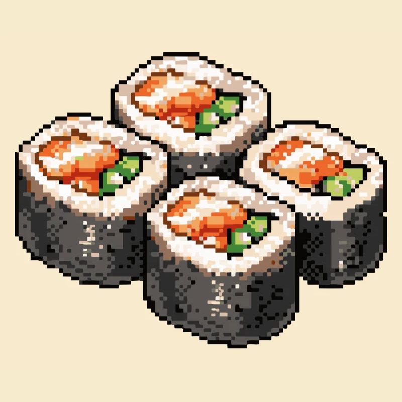 Sushi Pixel Icon