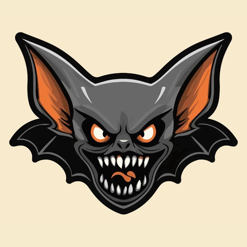 Fledermaus Halloween Blutsauger