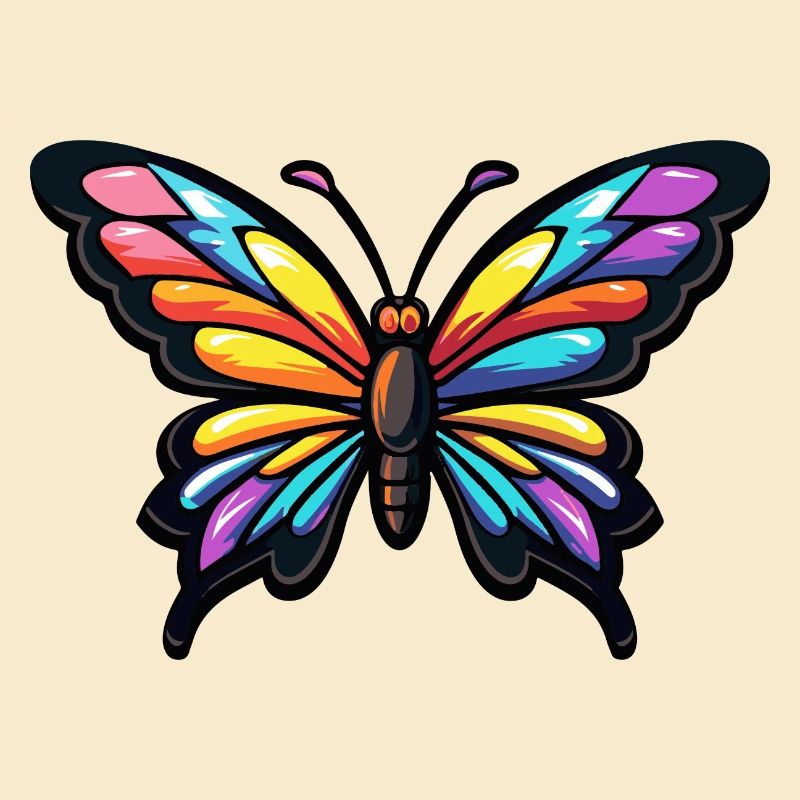 Schmetterling Comic
