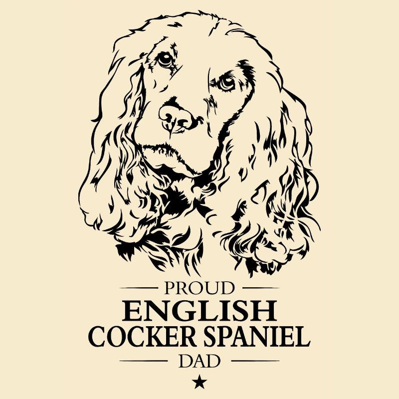 English Cocker Spaniel Dad Dog Dog Wilsigns