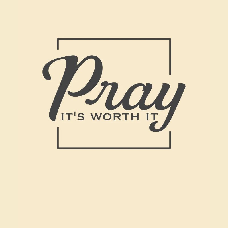 Christian Design Pray, it's worth it.