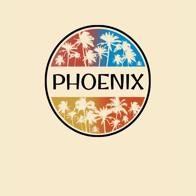 Phoenix Arizona Palm Tree Stylish Vacation