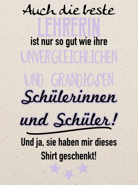 Beste Lehrerin Shirt