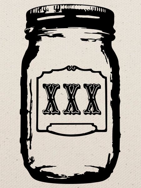 Moonshine im Glas
