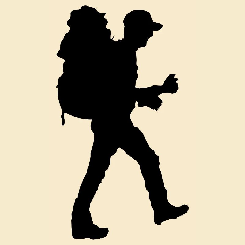 Backpacker Silhouette