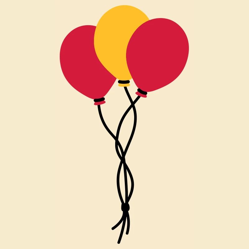 Drei Luftballons / trois ballons / trois ballons