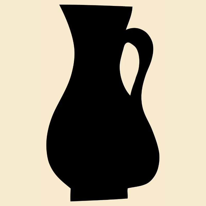 Abstrakte Kunst Objekt Kanne Geschenkidee