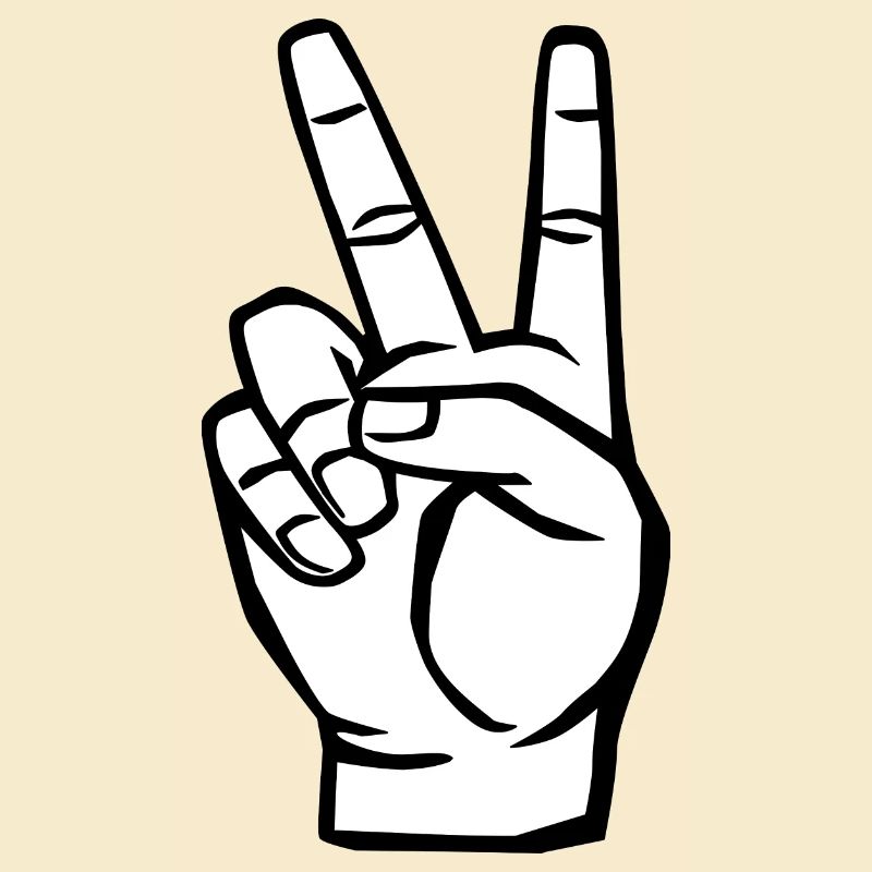 Peace Zeichen - Victory Symbol