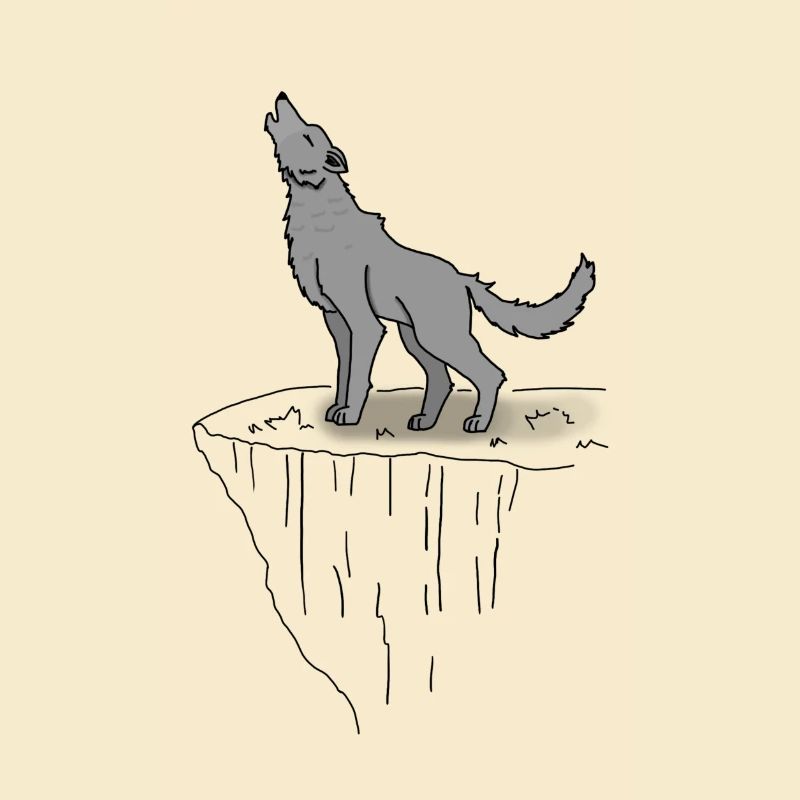 Einsamer Wolf