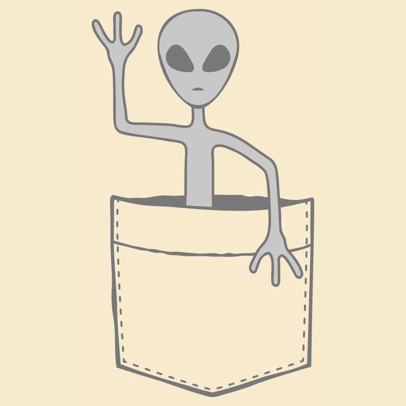 Chest bag Alien waves friendly