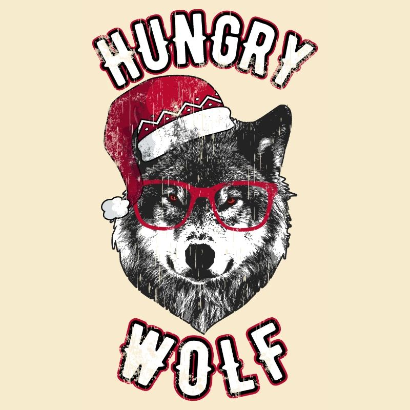 Hungry Wolf – Grumpy Christmas Wolf