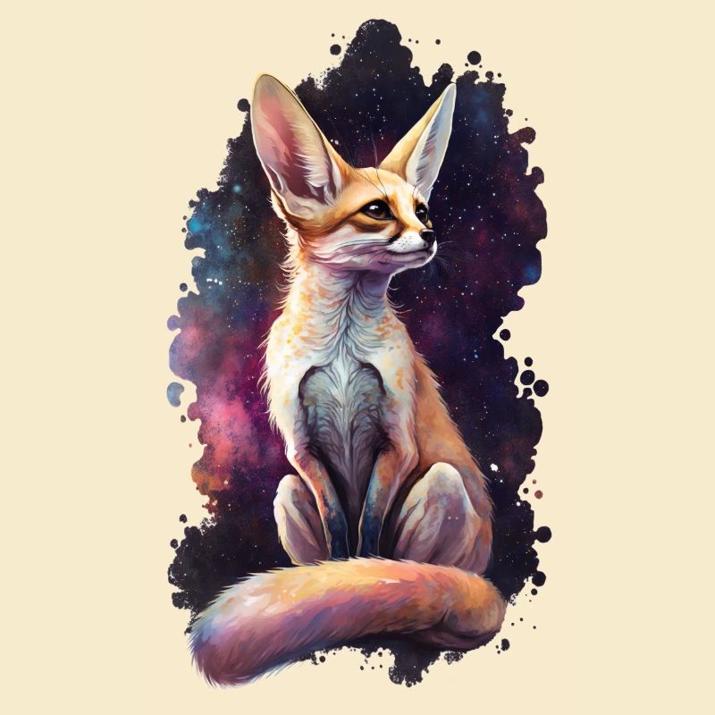 Fennek Fuchs mit Galaxy