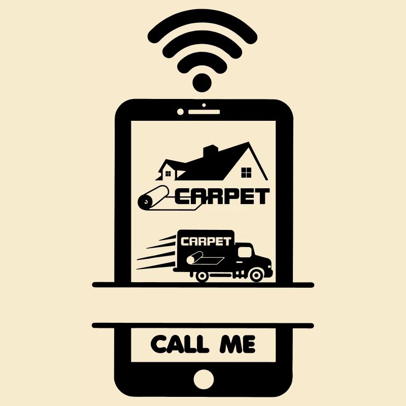 Rufen Sie mich an Telefon Teppichleger