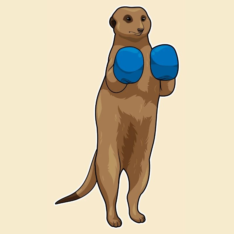 Gants de boxe suricate boxer