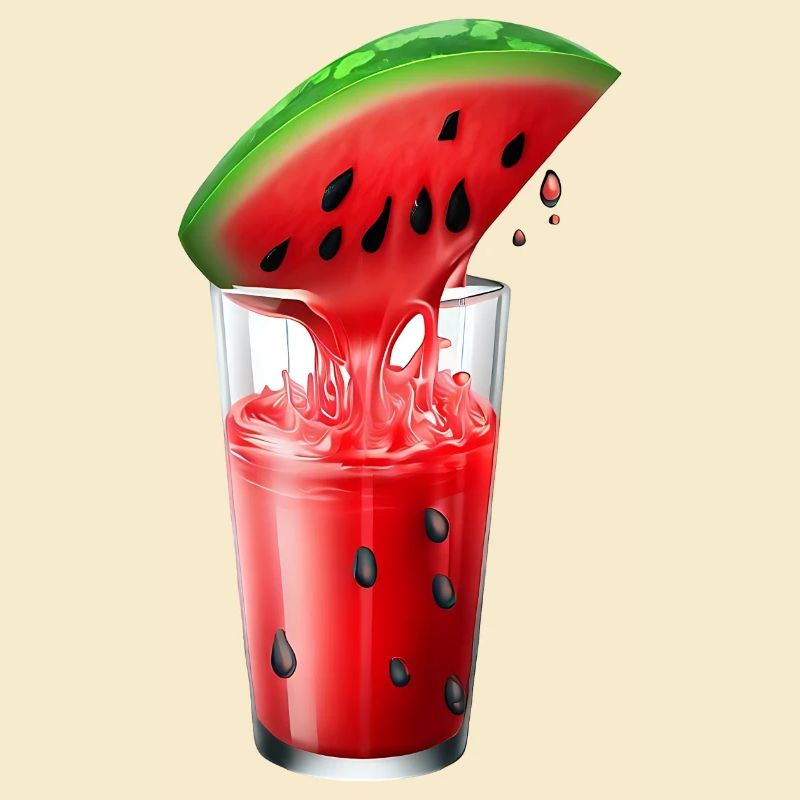 Pastèque juteuse dans un bocal