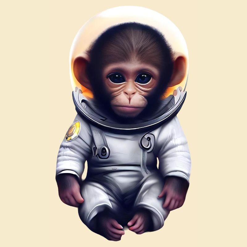 Affe Astronaut