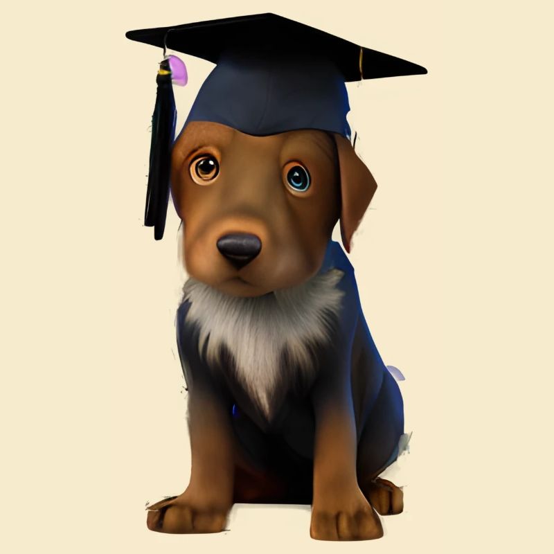 Bachelor Labrador Hunde Schulabschluss Studium