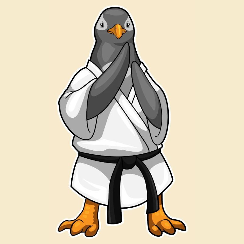 Pinguin Karate Kampfkunst