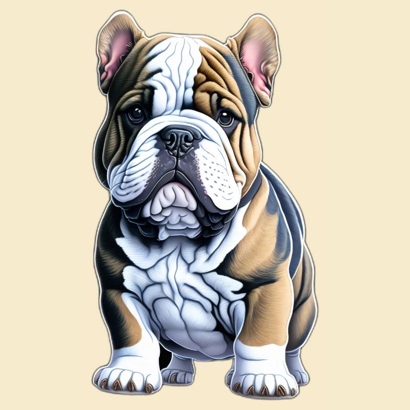 Mignon chiot bouledogue