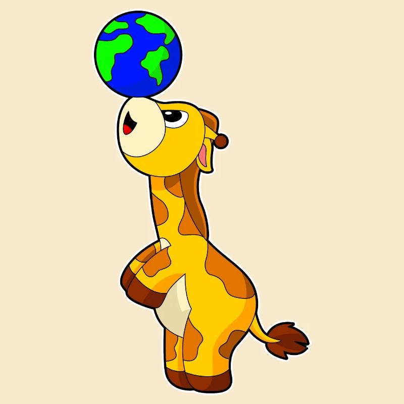 Giraffe Erde