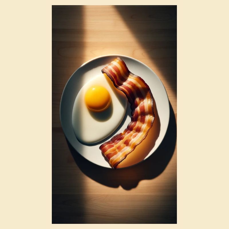 Speck und Eier