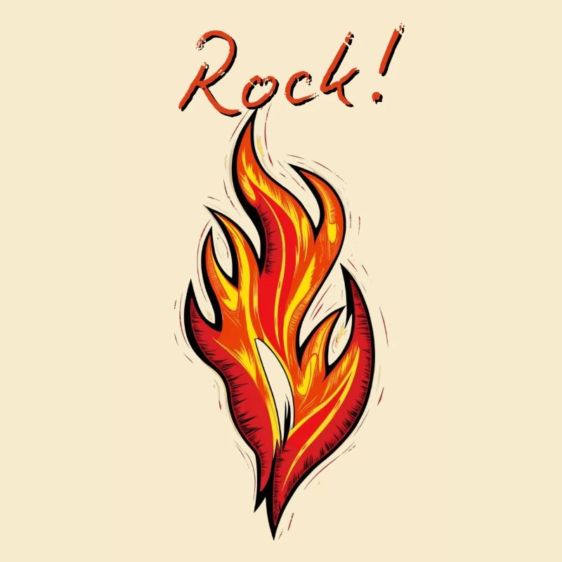 Rock Fire & Flame