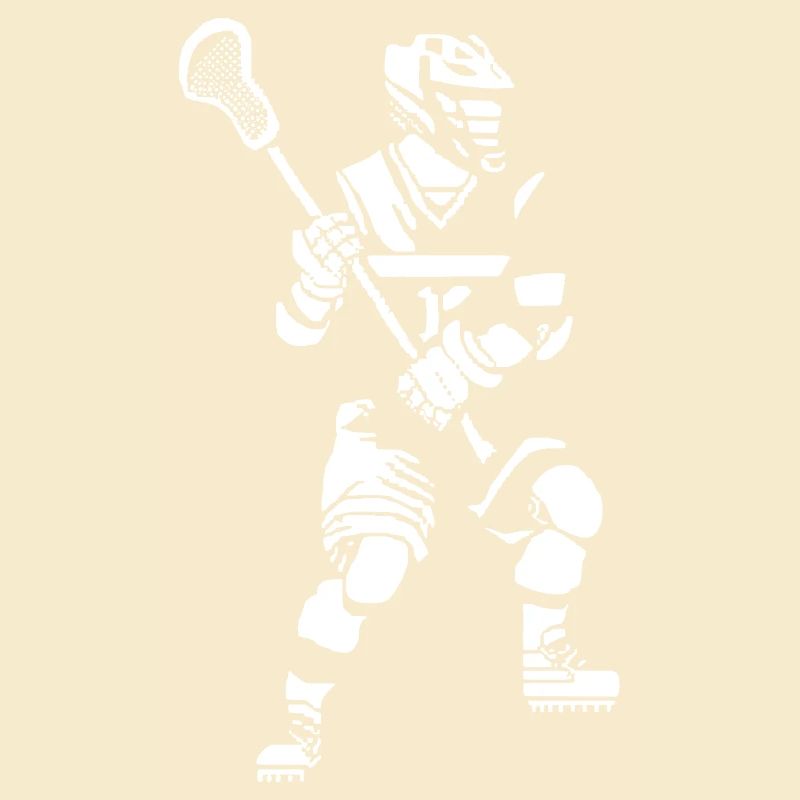 Lacrossespieler Pixel Art