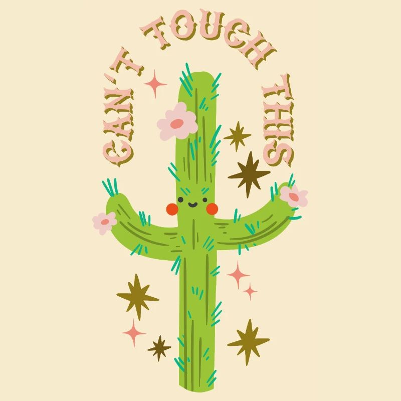 Can't touch this - Stacheliges Kaktusdesign