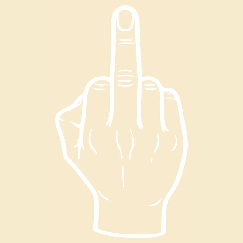 Mittelfinger Hand