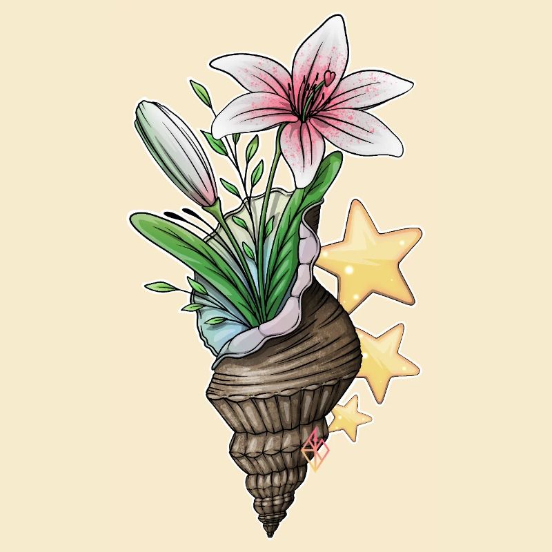 Blumen-Muschel-Strauß