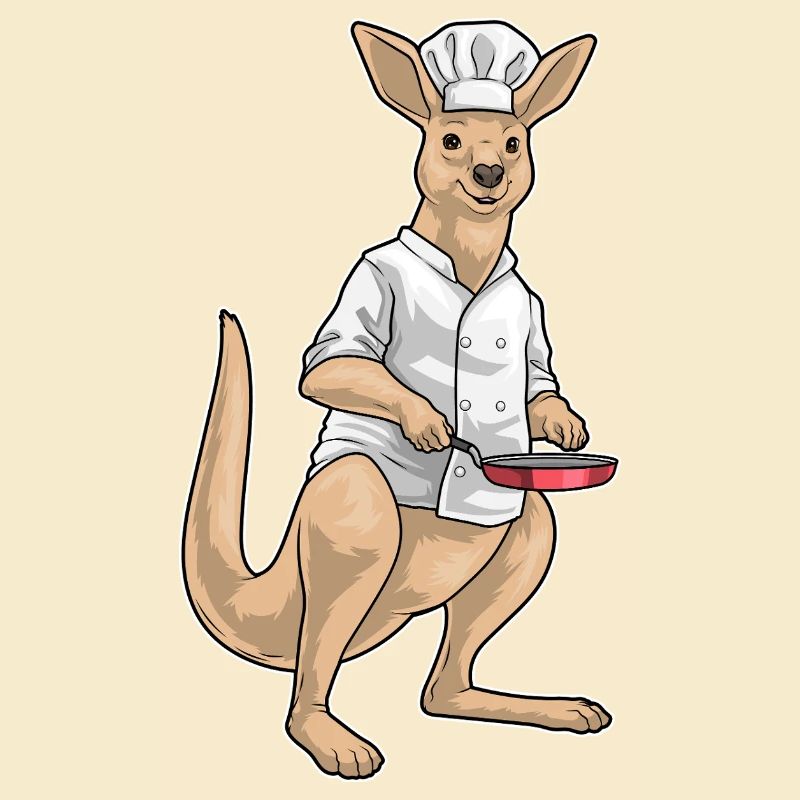 Kangaroo Cooking Pan Cooking